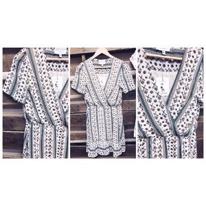 Vintage-inspired wrap dress